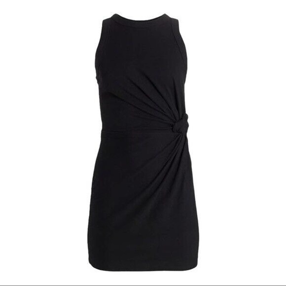 Alexander Wang T Heavy Jersey Twist Detail T Shirt Dress Tank Sleeveless… - Picture 1 of 11